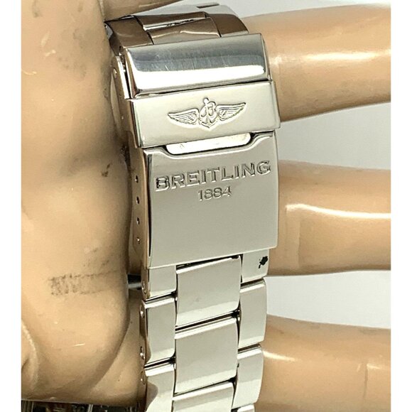 Breitling Men's Watch A73310 Superocean Swiss Quartz Chronograph Black Dial 46mm - Picture 9 of 13